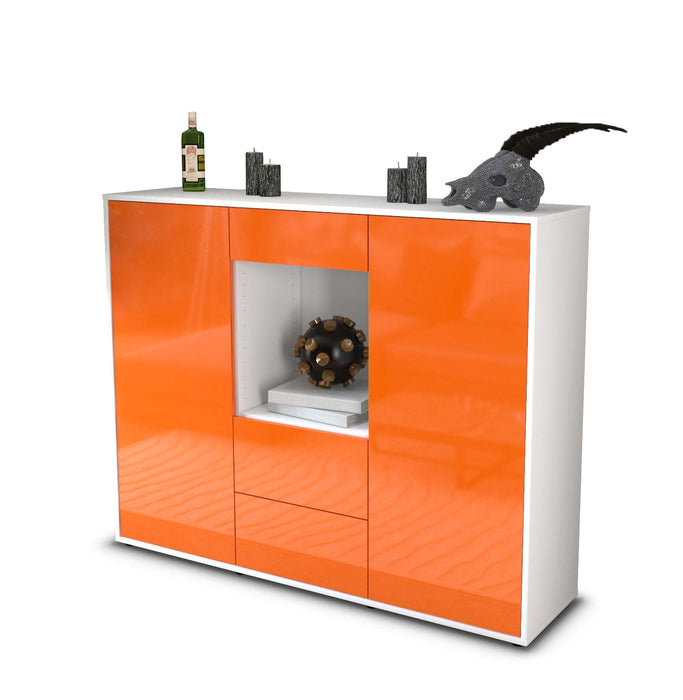 Highboard Ortensia, Orange Seite (136x108x35cm) - Dekati GmbH