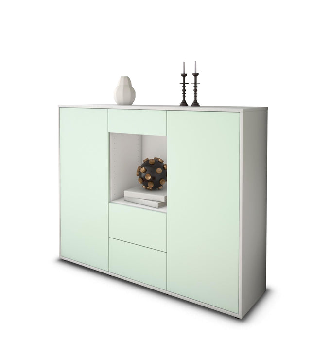 Highboard Ortensia, Mint Seite (136x108x35cm) - Dekati GmbH