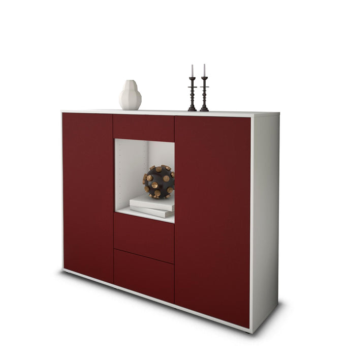 Highboard Ortensia, Bordeaux Seite (136x108x35cm) - Dekati GmbH