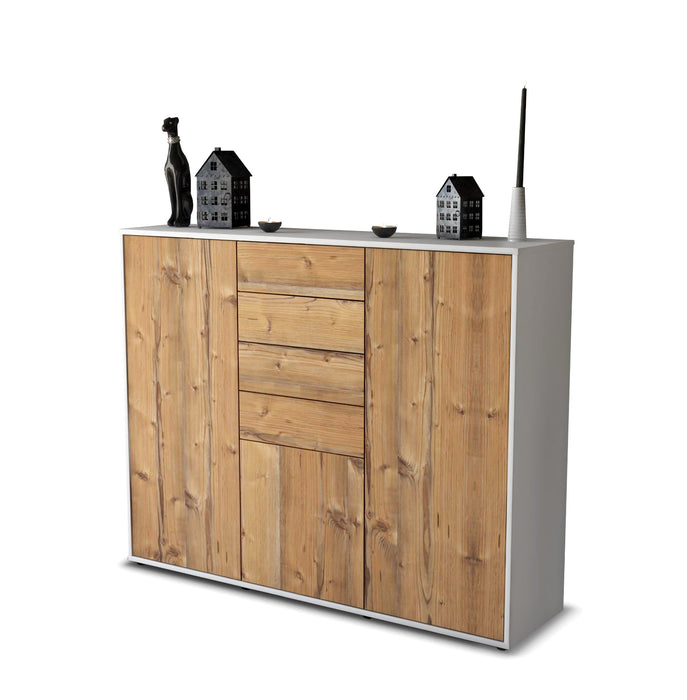 Highboard Patricia, Pinie Seite (136x108x35cm) - Dekati GmbH