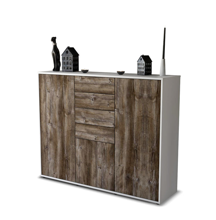 Highboard Patricia, Treibholz Seite (136x108x35cm) - Dekati GmbH