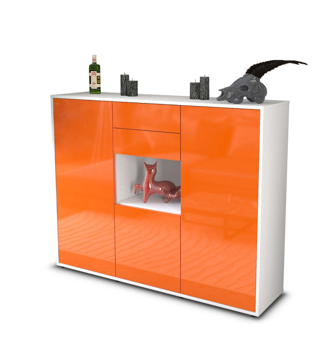 Highboard Penelope, Orange Seite (136x108x35cm) - Dekati GmbH