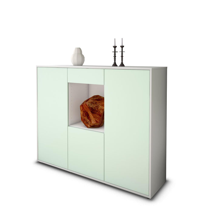 Highboard Peppina, Mint Seite (136x108x35cm) - Dekati GmbH