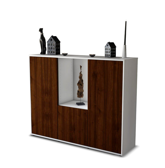 Highboard Pia, Walnuss Seite (136x108x35cm) - Dekati GmbH