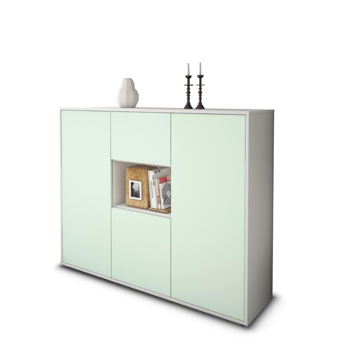 Highboard Pippa, Mint Seite (136x108x35cm) - Dekati GmbH