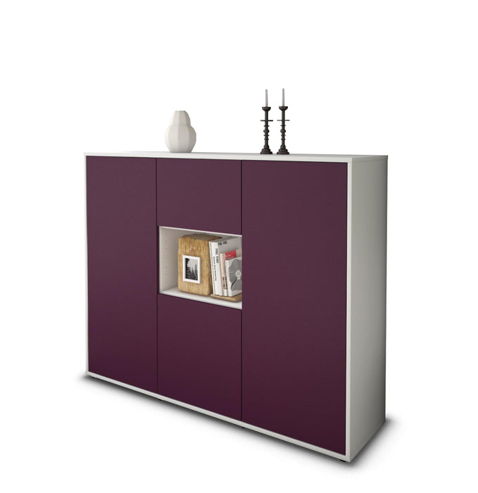 Highboard Pippa, Lila Seite (136x108x35cm) - Dekati GmbH