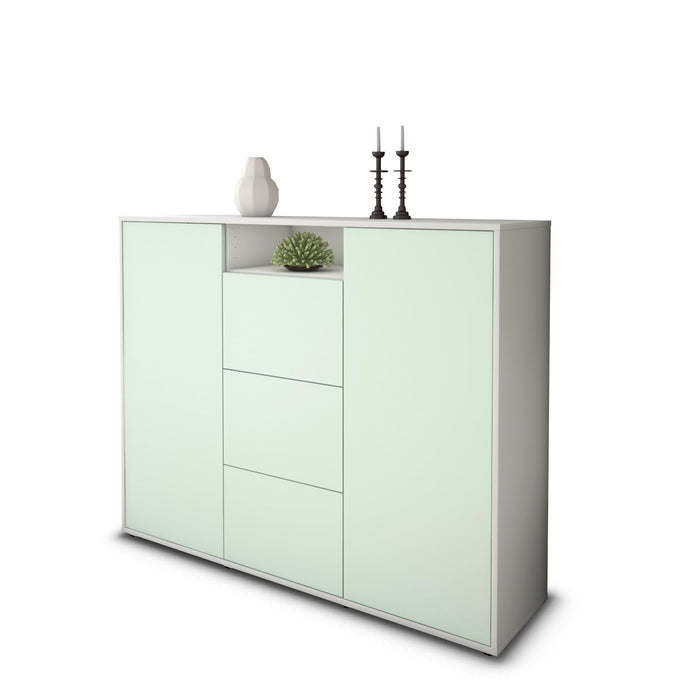 Highboard Quartilla, Mint Seite (136x108x35cm) - Dekati GmbH