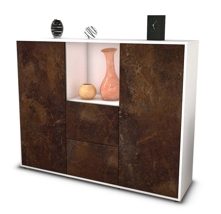 Highboard Rabea, Rost Seite (136x108x35cm) - Dekati GmbH