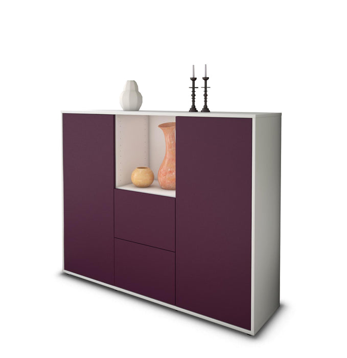 Highboard Rabea, Lila Seite (136x108x35cm) - Dekati GmbH