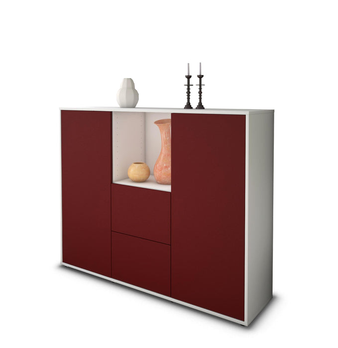 Highboard Rabea, Bordeaux Seite (136x108x35cm) - Dekati GmbH