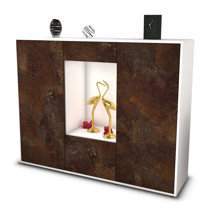 Highboard Raffaela, Rost Seite (136x108x35cm) - Dekati GmbH