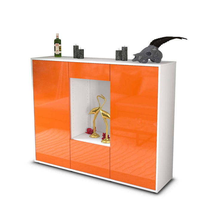 Highboard Raffaela, Orange Seite (136x108x35cm) - Dekati GmbH