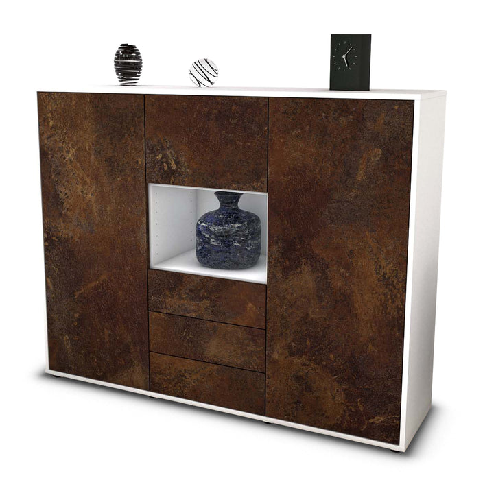 Highboard Ravenna, Rost Seite (136x108x35cm) - Dekati GmbH