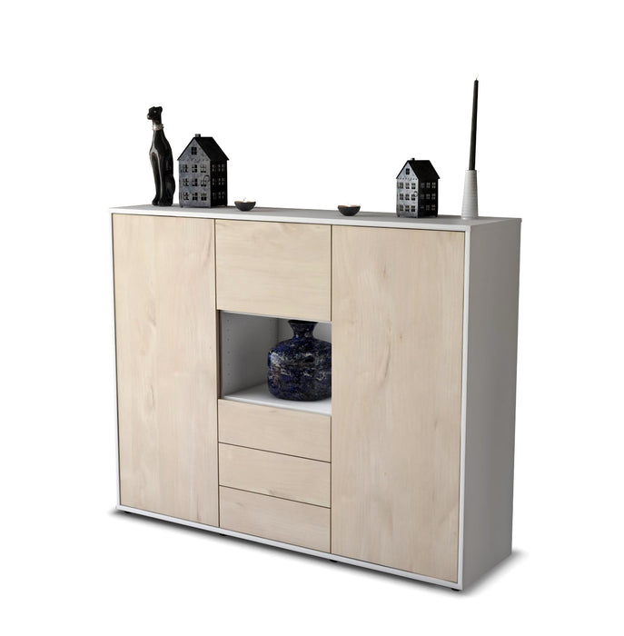 Highboard Ravenna, Zeder Seite (136x108x35cm) - Dekati GmbH