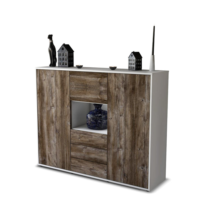 Highboard Ravenna, Treibholz Seite (136x108x35cm) - Dekati GmbH