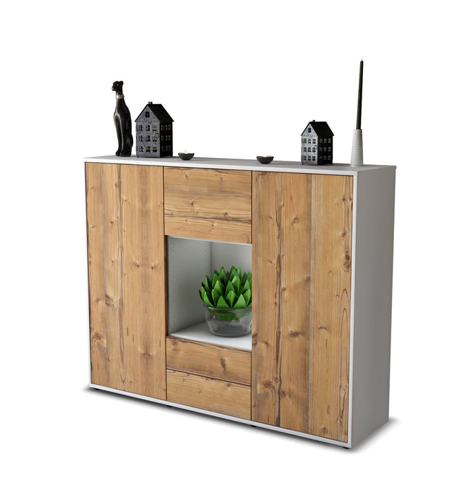 Highboard Rella, Pinie Seite (136x108x35cm) - Dekati GmbH