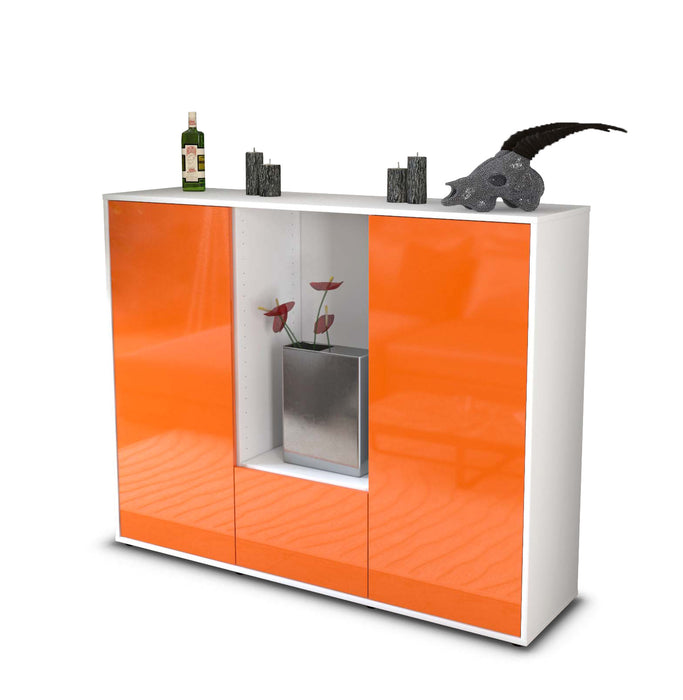 Highboard Renata, Orange Seite (136x108x35cm) - Dekati GmbH