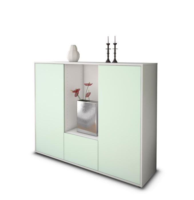 Highboard Renata, Mint Seite (136x108x35cm) - Dekati GmbH