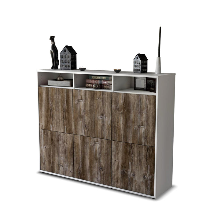 Highboard Sara, Treibholz Seite (136x108x35cm) - Dekati GmbH