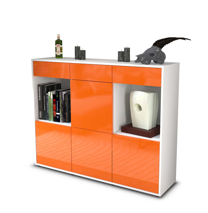 Highboard Selena, Orange Seite (136x108x35cm) - Dekati GmbH