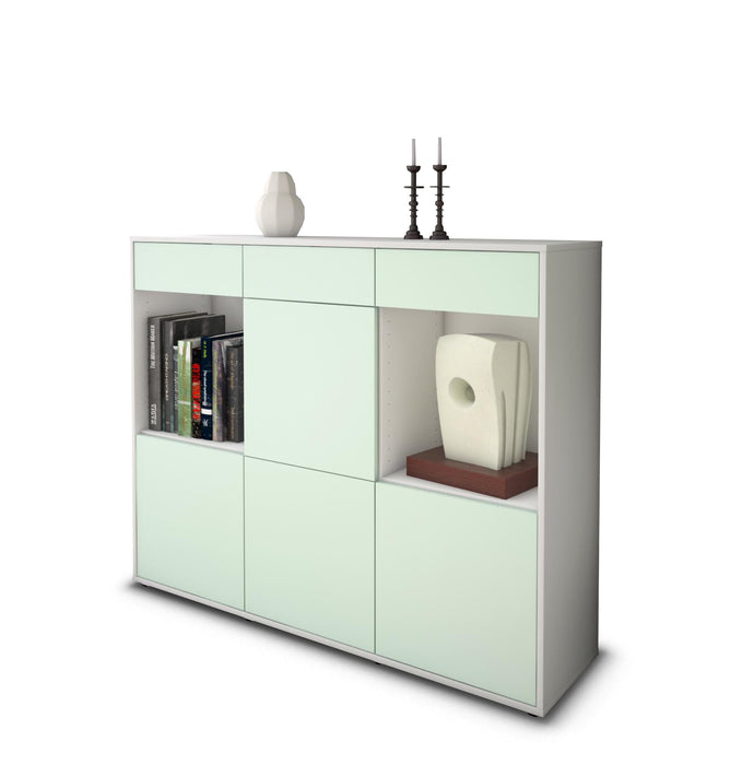 Highboard Selena, Mint Seite (136x108x35cm) - Dekati GmbH