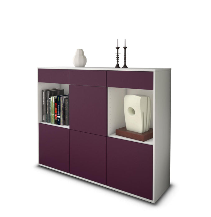 Highboard Selena, Lila Seite (136x108x35cm) - Dekati GmbH