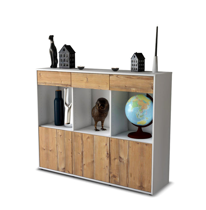 Highboard Selina, Pinie Seite (136x108x35cm) - Dekati GmbH