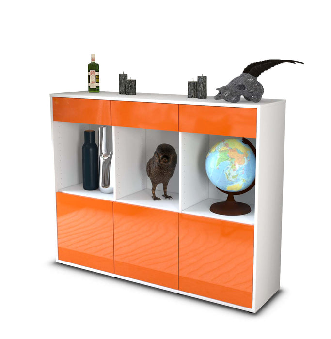 Highboard Selina, Orange Seite (136x108x35cm) - Dekati GmbH