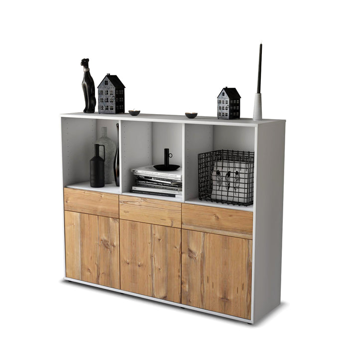 Highboard Selma, Pinie Seite (136x108x35cm) - Dekati GmbH