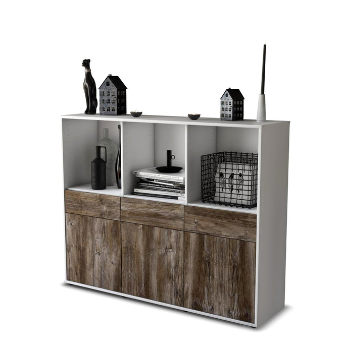 Highboard Selma, Treibholz Seite (136x108x35cm) - Dekati GmbH