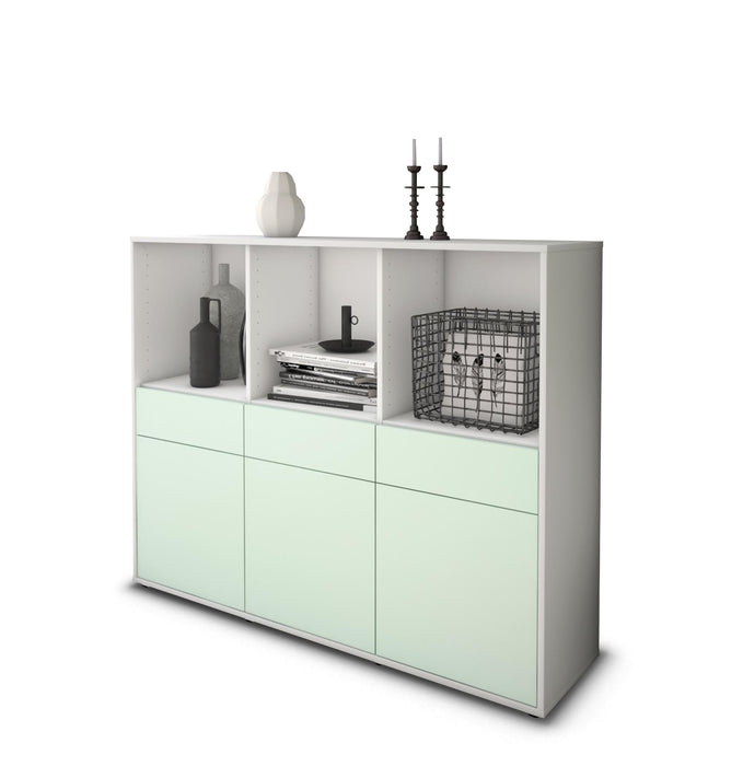 Highboard Selma, Mint Seite (136x108x35cm) - Dekati GmbH