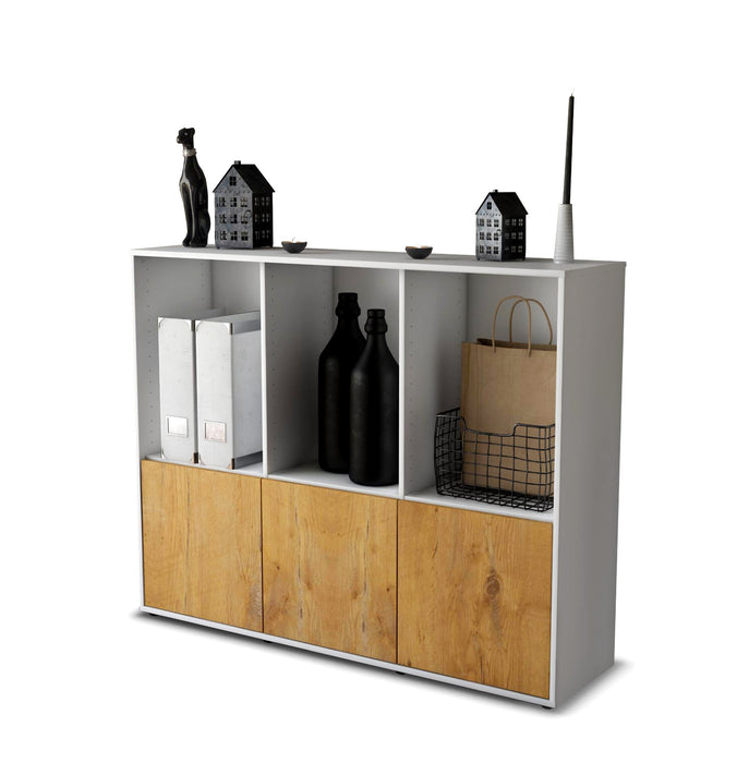 Highboard Seraphine, Eiche Seite (136x108x35cm) - Dekati GmbH