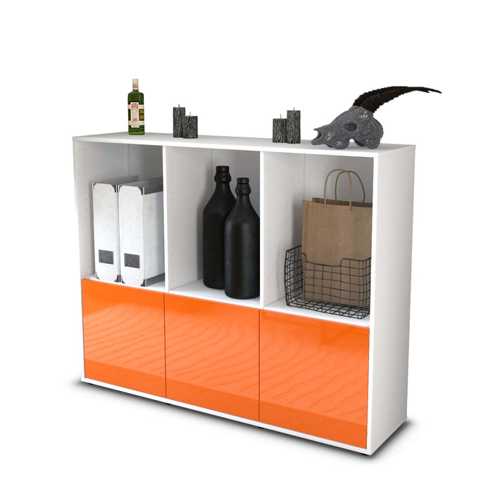 Highboard Seraphine, Orange Seite (136x108x35cm) - Dekati GmbH