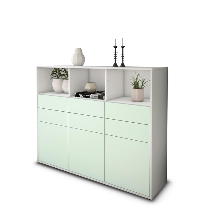 Highboard Serenella, Mint Seite (136x108x35cm) - Dekati GmbH