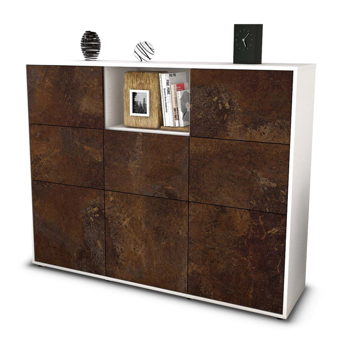 Highboard Simona, Rost Seite (136x108x35cm) - Dekati GmbH