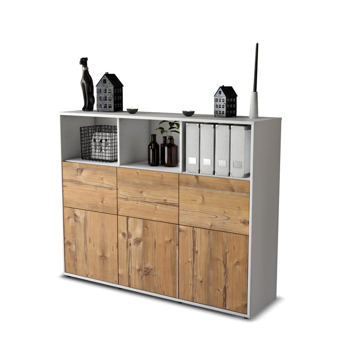 Highboard Sina, Pinie Seite (136x108x35cm) - Dekati GmbH