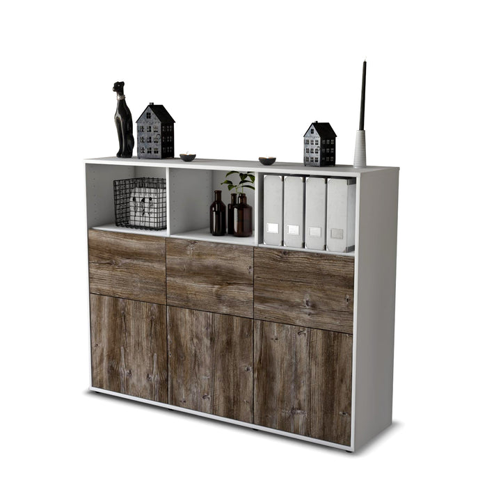 Highboard Sina, Treibholz Seite (136x108x35cm) - Dekati GmbH