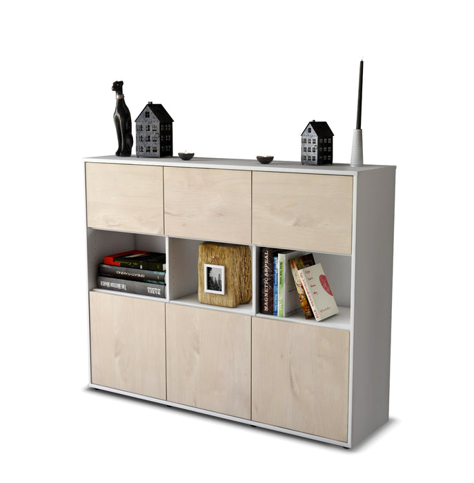 Highboard Sira, Zeder Seite (136x108x35cm) - Dekati GmbH