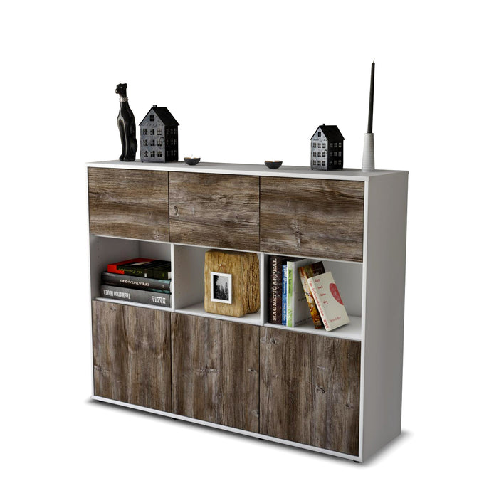 Highboard Sira, Treibholz Seite (136x108x35cm) - Dekati GmbH