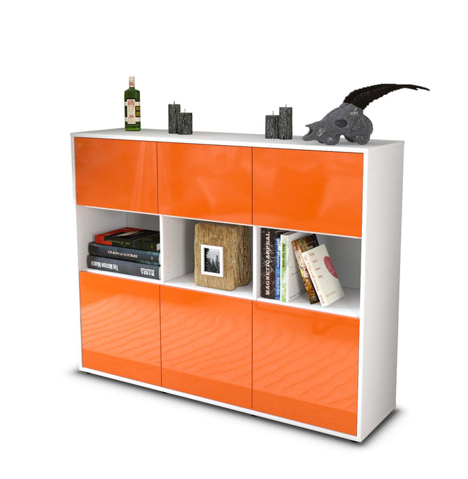 Highboard Sira, Orange Seite (136x108x35cm) - Dekati GmbH