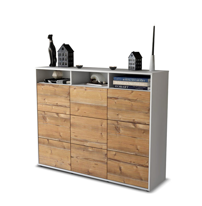 Highboard Sofia, Pinie Seite (136x108x35cm) - Dekati GmbH