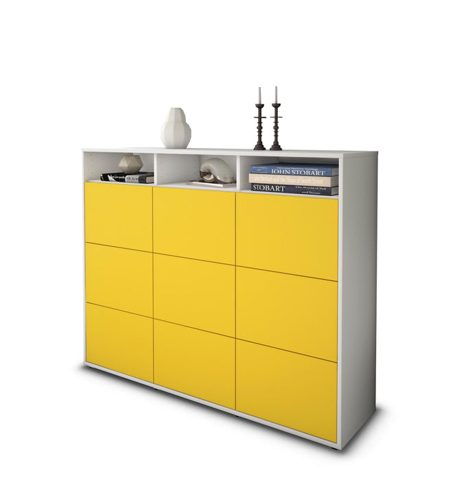 Highboard Sofia, Gelb Seite (136x108x35cm) - Dekati GmbH