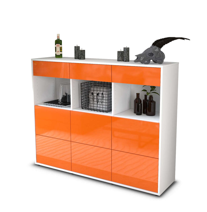 Highboard Stella, Orange Seite (136x108x35cm) - Dekati GmbH