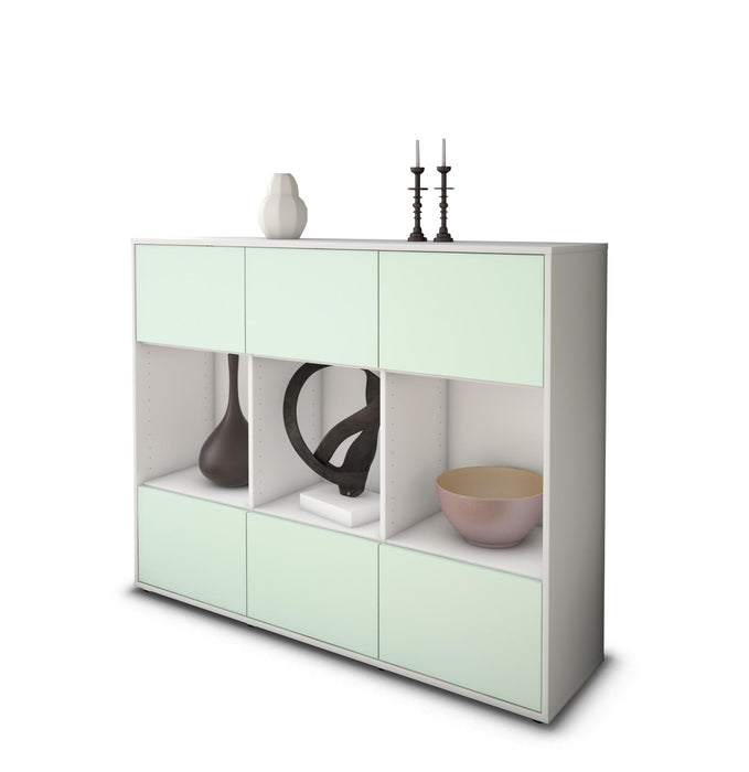 Highboard Suna, Mint Seite (136x108x35cm) - Dekati GmbH