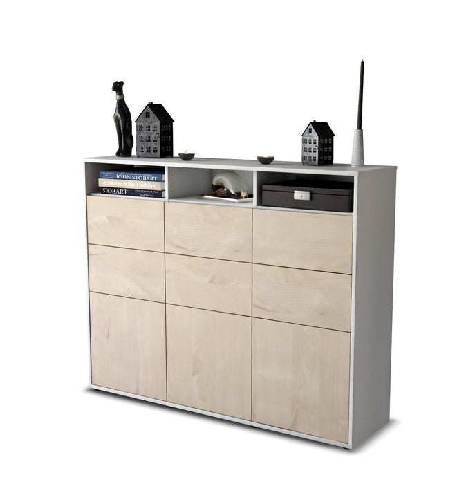 Highboard Tatiana, Zeder Seite (136x108x35cm) - Dekati GmbH