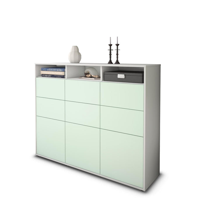 Highboard Tatiana, Mint Seite (136x108x35cm) - Dekati GmbH