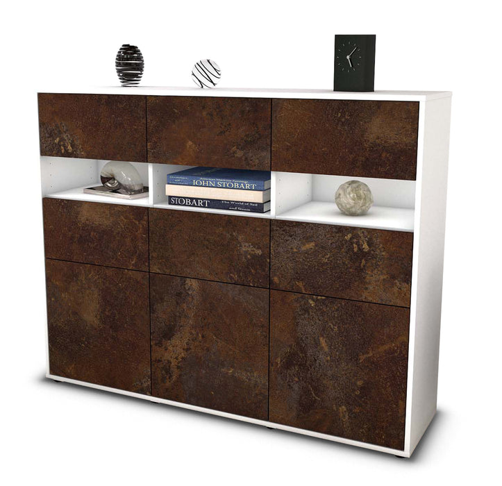 Highboard Teresa, Rost Seite (136x108x35cm) - Dekati GmbH