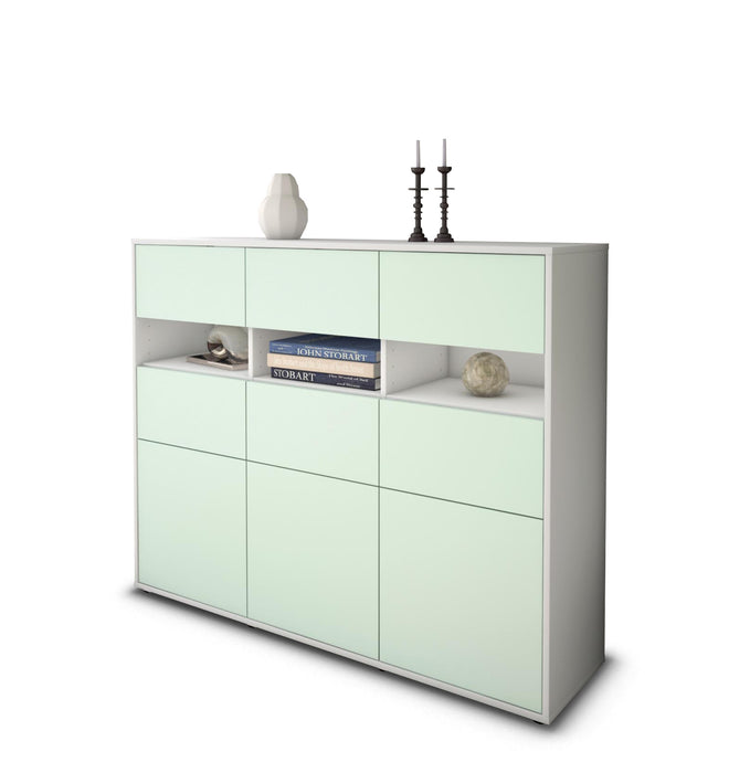 Highboard Teresa, Mint Seite (136x108x35cm) - Dekati GmbH