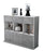 Highboard Tessa, Beton Seite (136x108x35cm) - Dekati GmbH