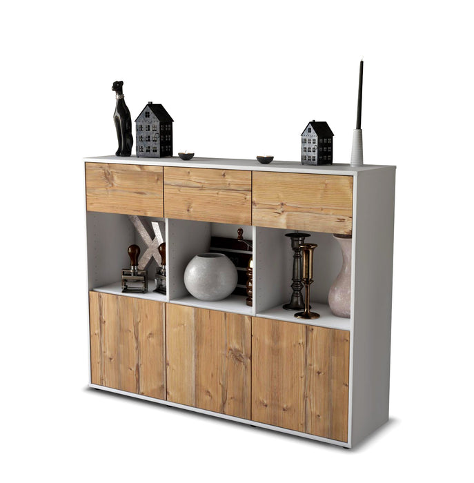 Highboard Tessa, Pinie Seite (136x108x35cm) - Dekati GmbH